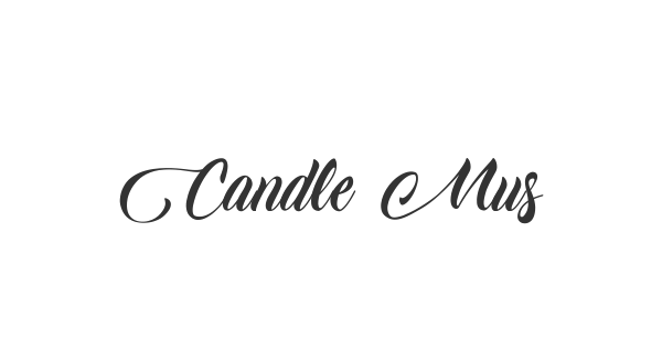 Candle Mustard font thumb